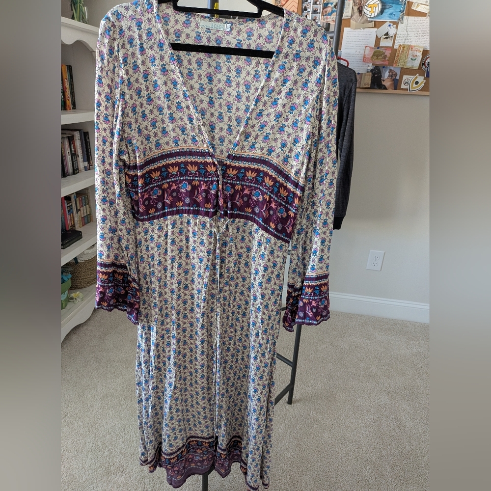 Floral Bohemian Maxi Dress